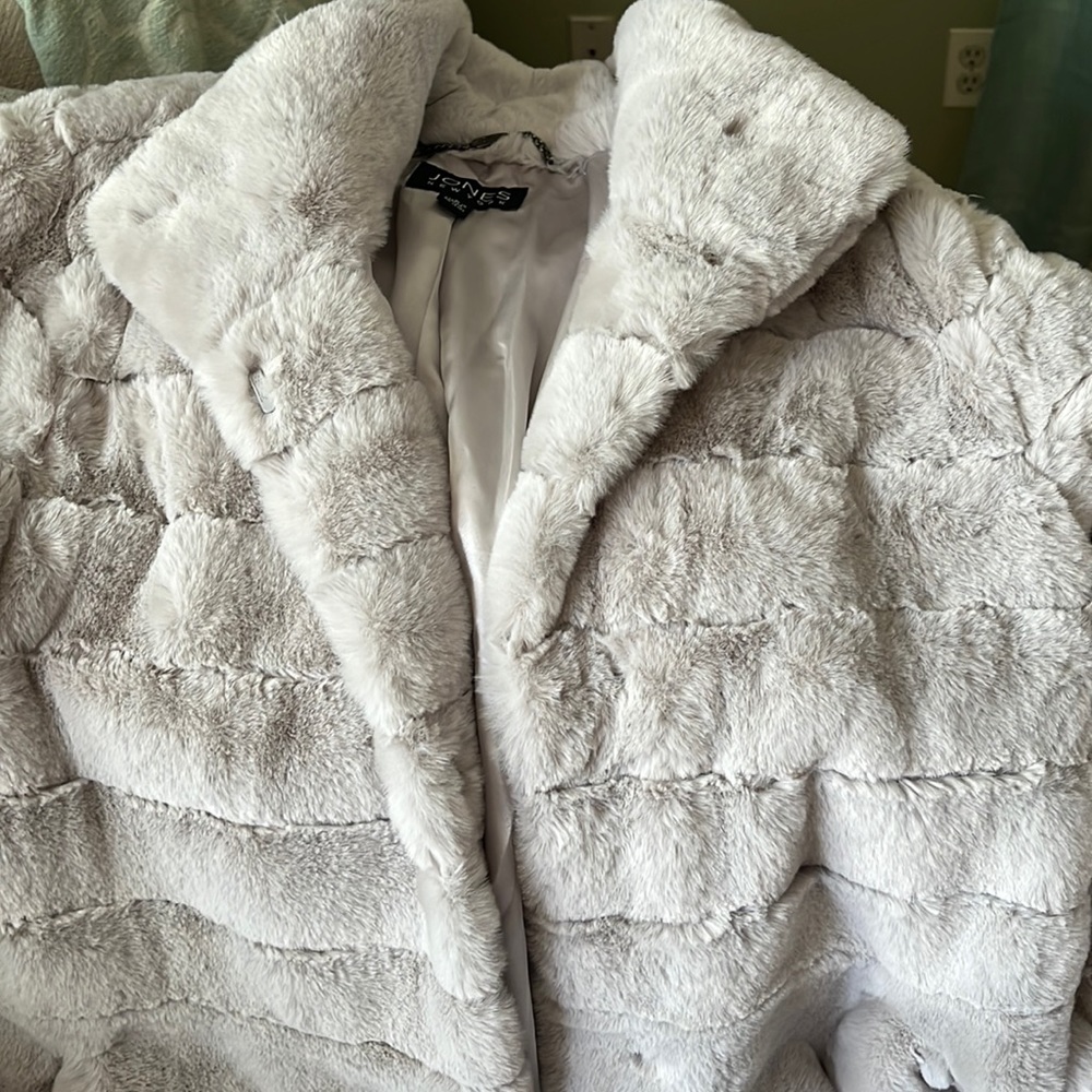 Faux Fur Long Jacket